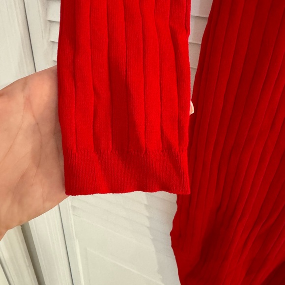 NWT - Fashion Nova Red Asymmetrical Dress - Picture 3 of 5